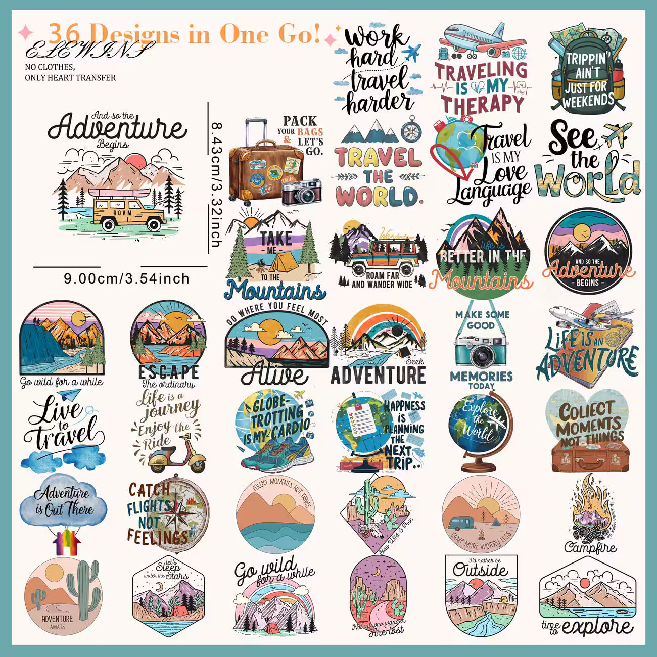 𝐄𝐧𝐬𝐞𝐦𝐛𝐥𝐞 𝐝𝐞 𝟑𝟔 𝐝𝐞𝐬𝐢𝐠𝐧𝐬 𝐃𝐓𝐅